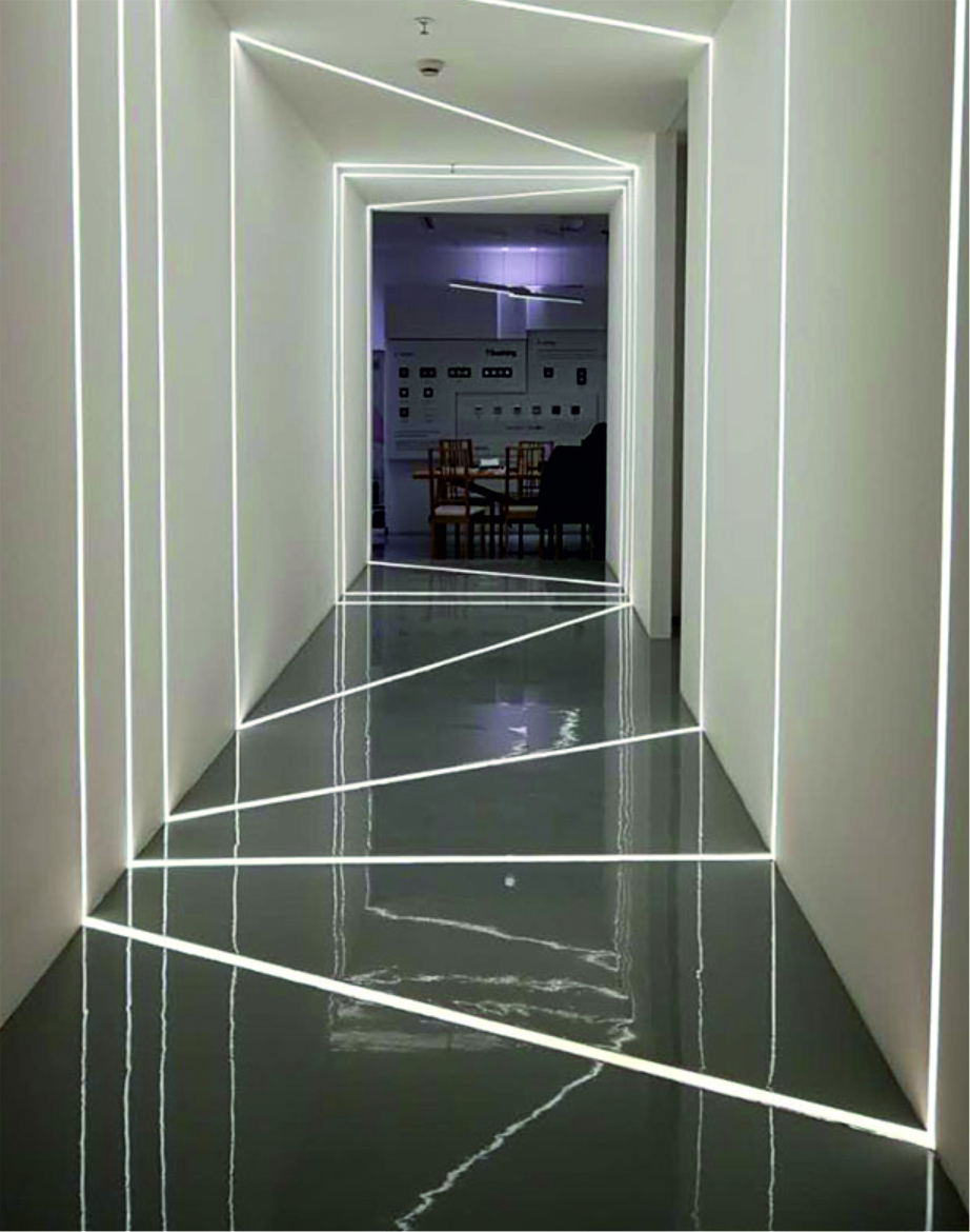 Профиль Juliano LED Tile Trim ALE806 Aluminium (3000мм) - Фото интерьеров №3