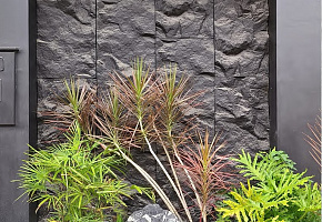 Панель декоративная HL6003A -H Грибной камень Cement grey - Фото интерьеров №10