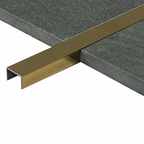 Профиль Juliano Tile Trim SUP15-2B-10H Gold матовый (2700мм)